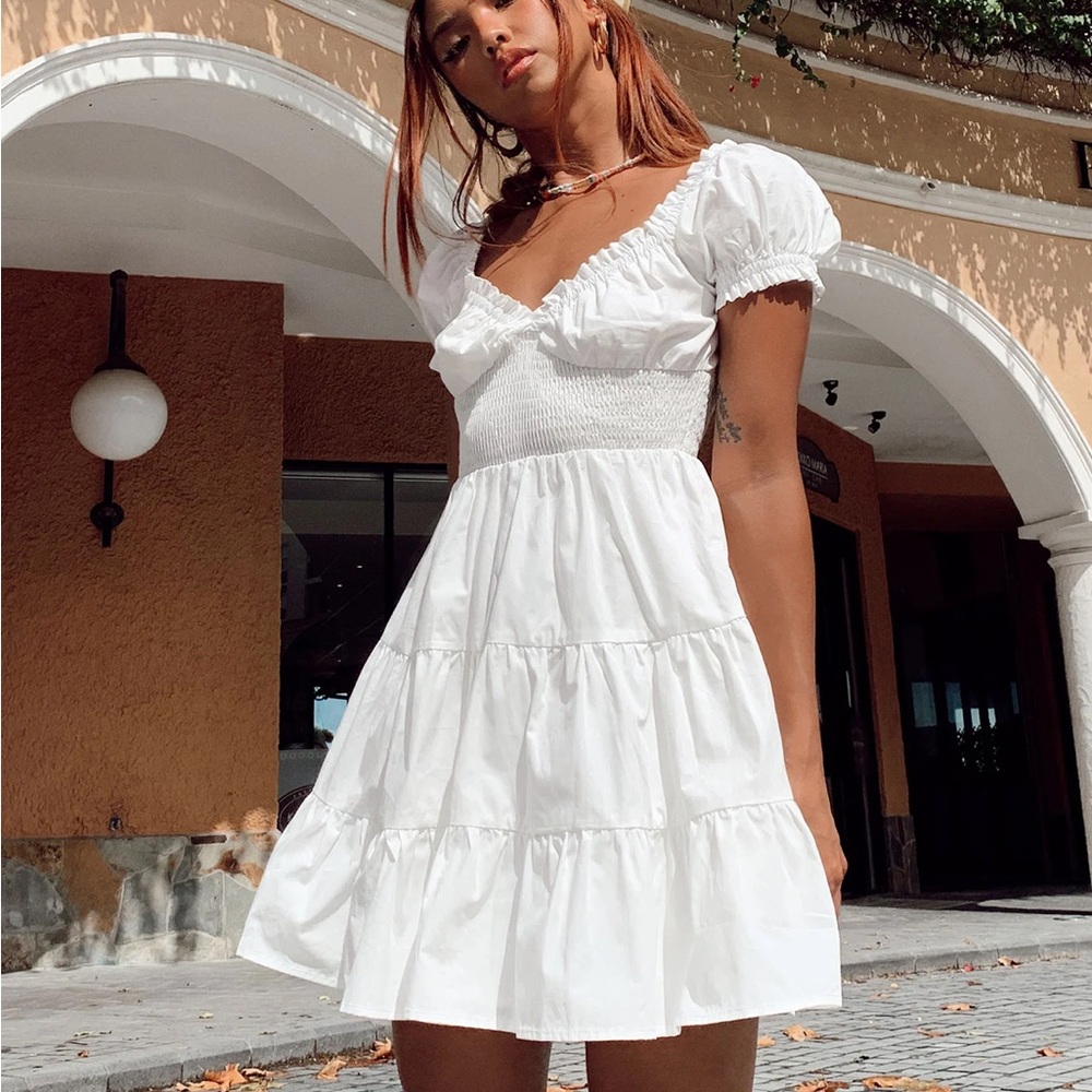 Princess Polly Summer White Mini Dress